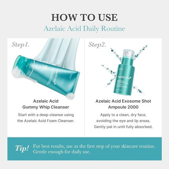 MEDICUBE - Azelaic Acid Exosome Shot Pore Ampoule 2000 - 30ML - Image 3