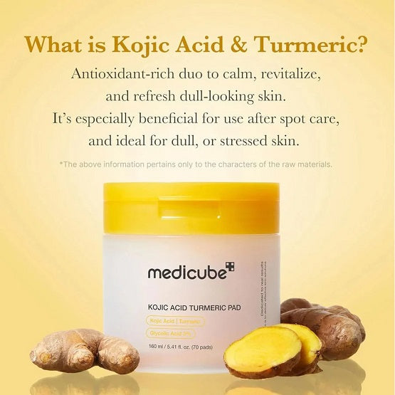MEDICUBE - Kojic Acid Turmeric Pad - 70 Pads - Image 4