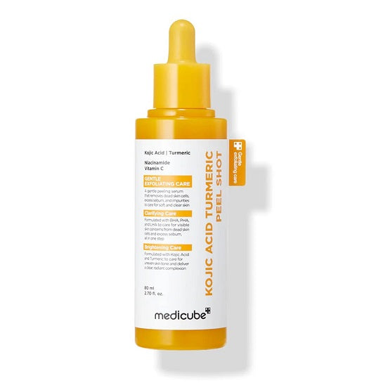 MEDICUBE - Kojic Acid Turmeric Peel Shot Exfoliating Serum - 80ML - Image 1