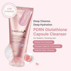 MEDICUBE - PDRN Pink Glutathione Capsule Cleansing Foam - 120G - Image 3