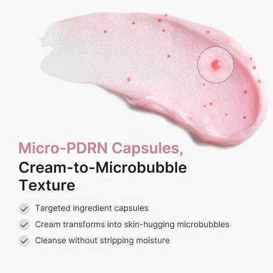 MEDICUBE - PDRN Pink Glutathione Capsule Cleansing Foam - 120G - Image 4