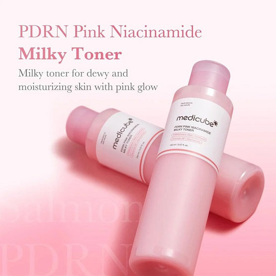 MEDICUBE - PDRN Pink Niacinamide Milky Toner - 150ML - Image 3