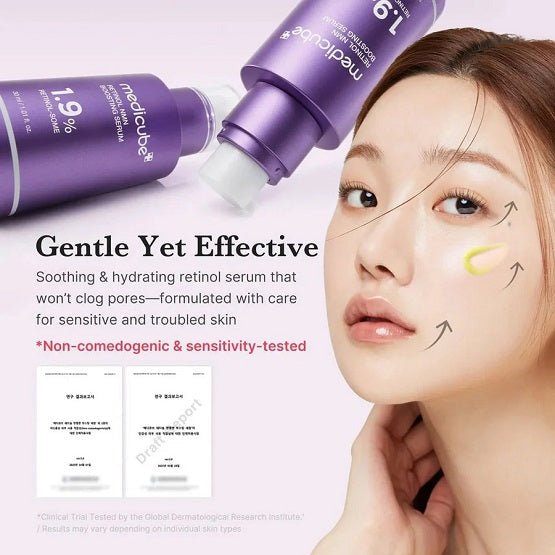 MEDICUBE - Retinol NMN Radiance Booster 1.9% Serum - 30ML - Image 3