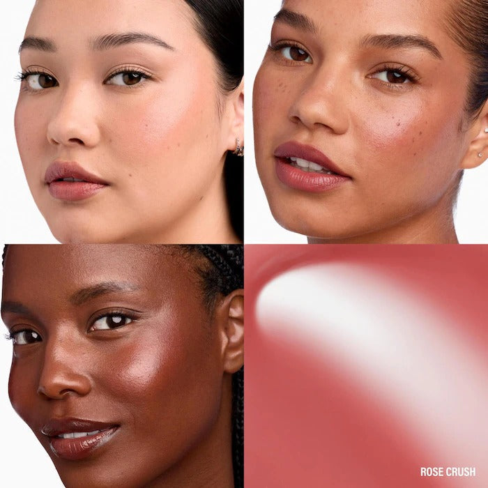 MAKEUP BY MARIO - Jelly Jar Lip & Cheek Multi-Use Balm - Rose Crush - Image 3