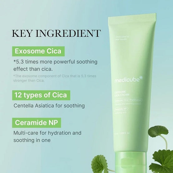 Medicube - Exosome Cica Tea Tree Cream - 50ml - Image 2