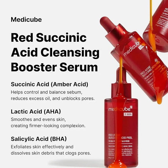Medicube - Red Acne Succinic Acid Peel - 40g - Image 2