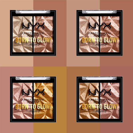 NYX BORN TO GLOW ICY HIGHLIGHTER DUO - Image 5