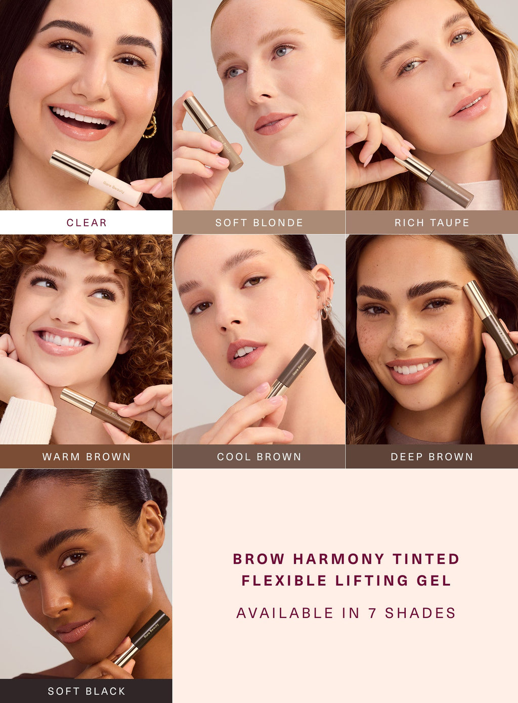 rare beauty- Brow Harmony Tinted Flexible Lifting Gel