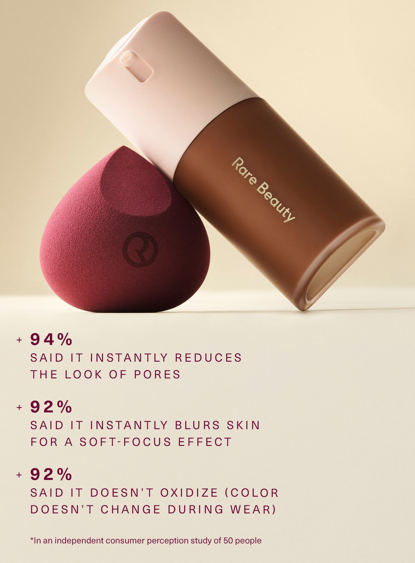 rare beautyTrue to Myself Natural Matte Longwear Foundation