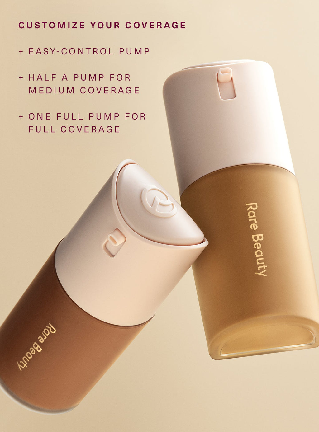 rare beautyTrue to Myself Natural Matte Longwear Foundation