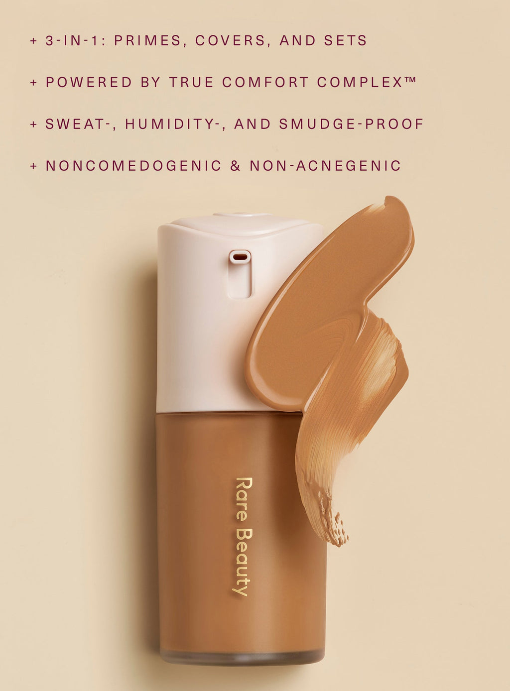 rare beautyTrue to Myself Natural Matte Longwear Foundation