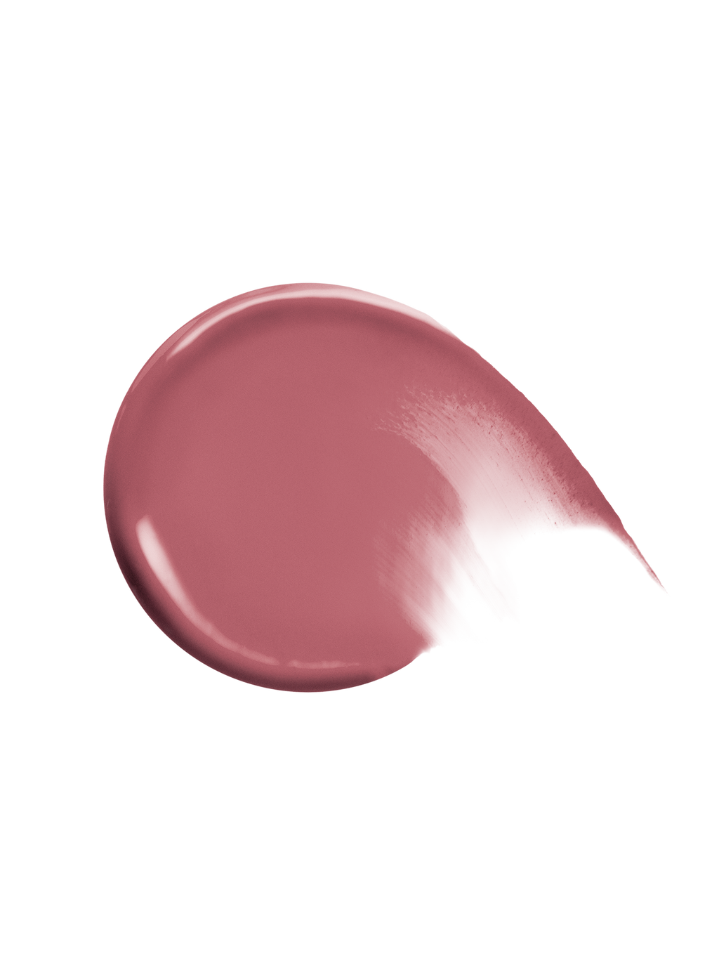 Believe| A swatch of Rare Beauty's Soft Pinch Liquid Blush in the dewy true mauve shade "Believe."