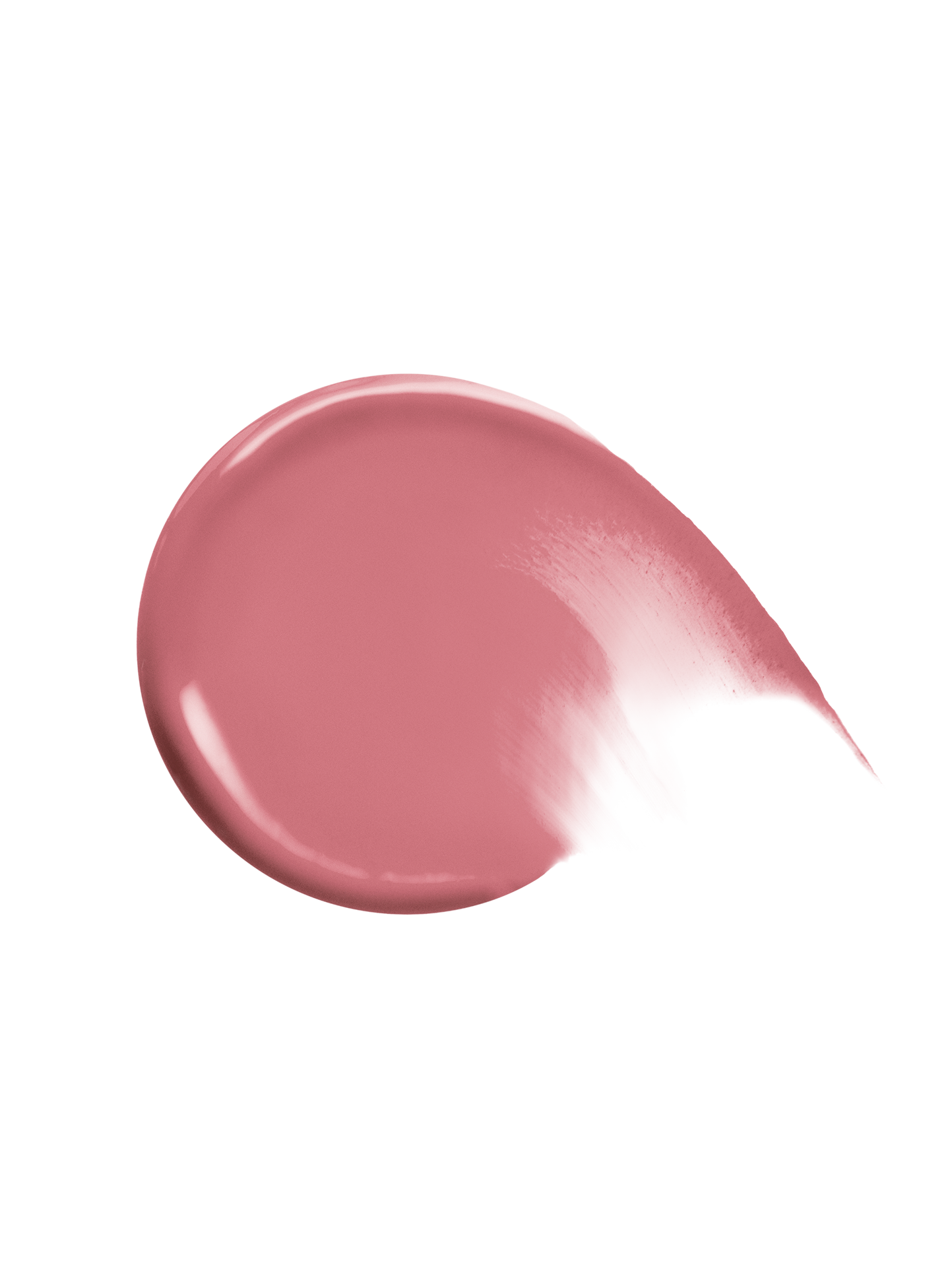 Encourage| A swatch of Rare Beauty's Soft Pinch Liquid Blush in the dewy soft neutral pink shade "Encourage."
