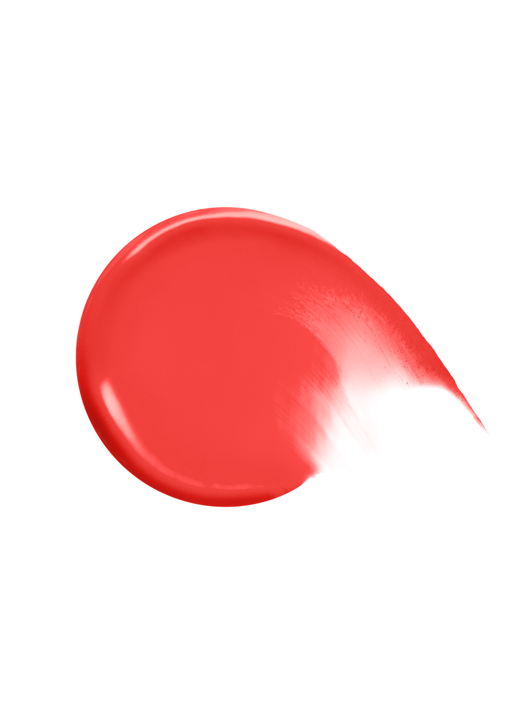 Grateful| A swatch of Rare Beauty's Soft Pinch Liquid Blush in the true red shade "Grateful."