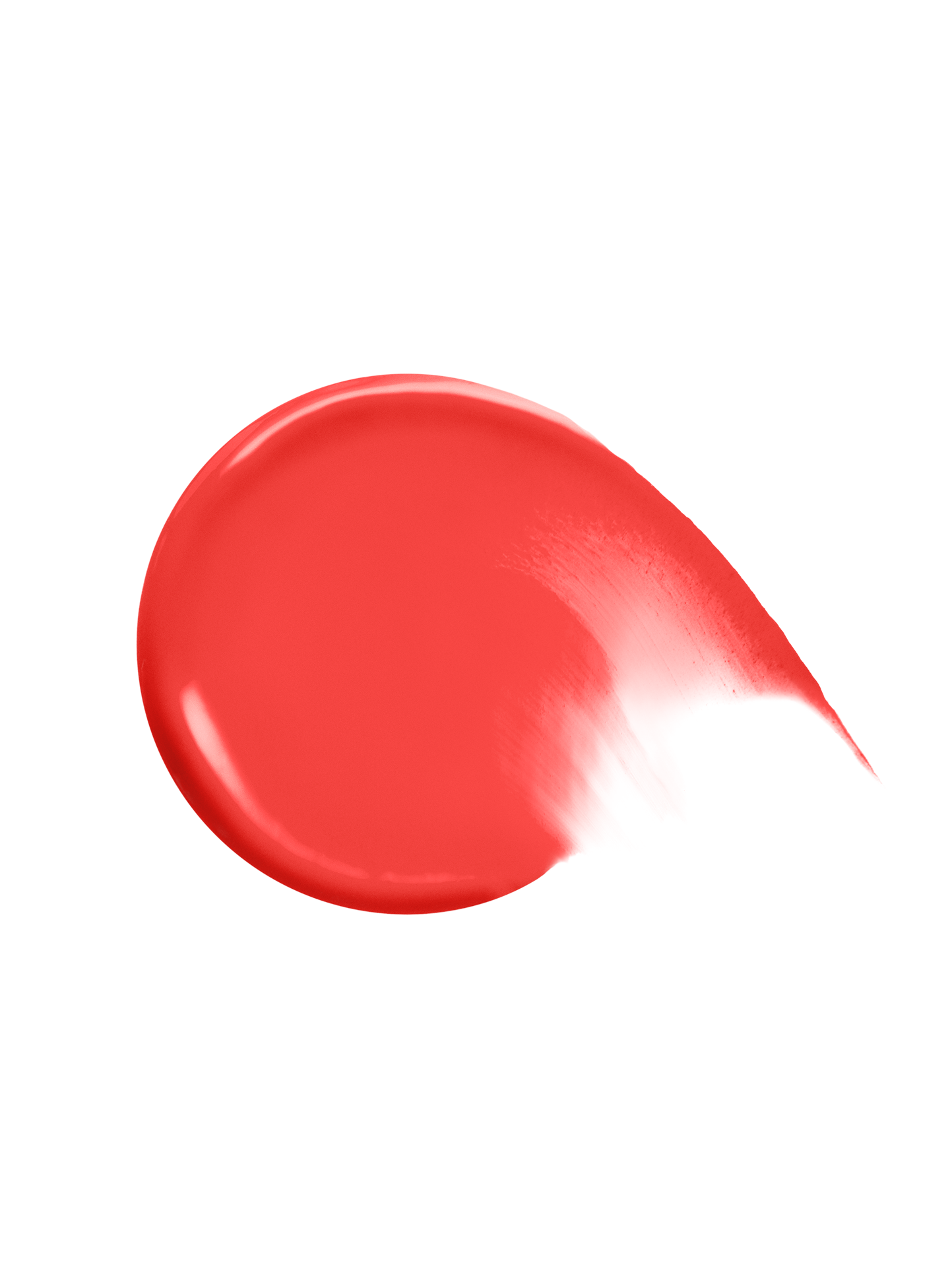 Grateful| A swatch of Rare Beauty's Soft Pinch Liquid Blush in the true red shade "Grateful."