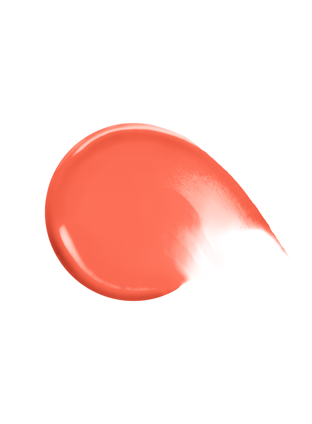 Joy| A swatch of Rare Beauty's Soft Pinch Liquid Blush in the muted peach shade "Joy."