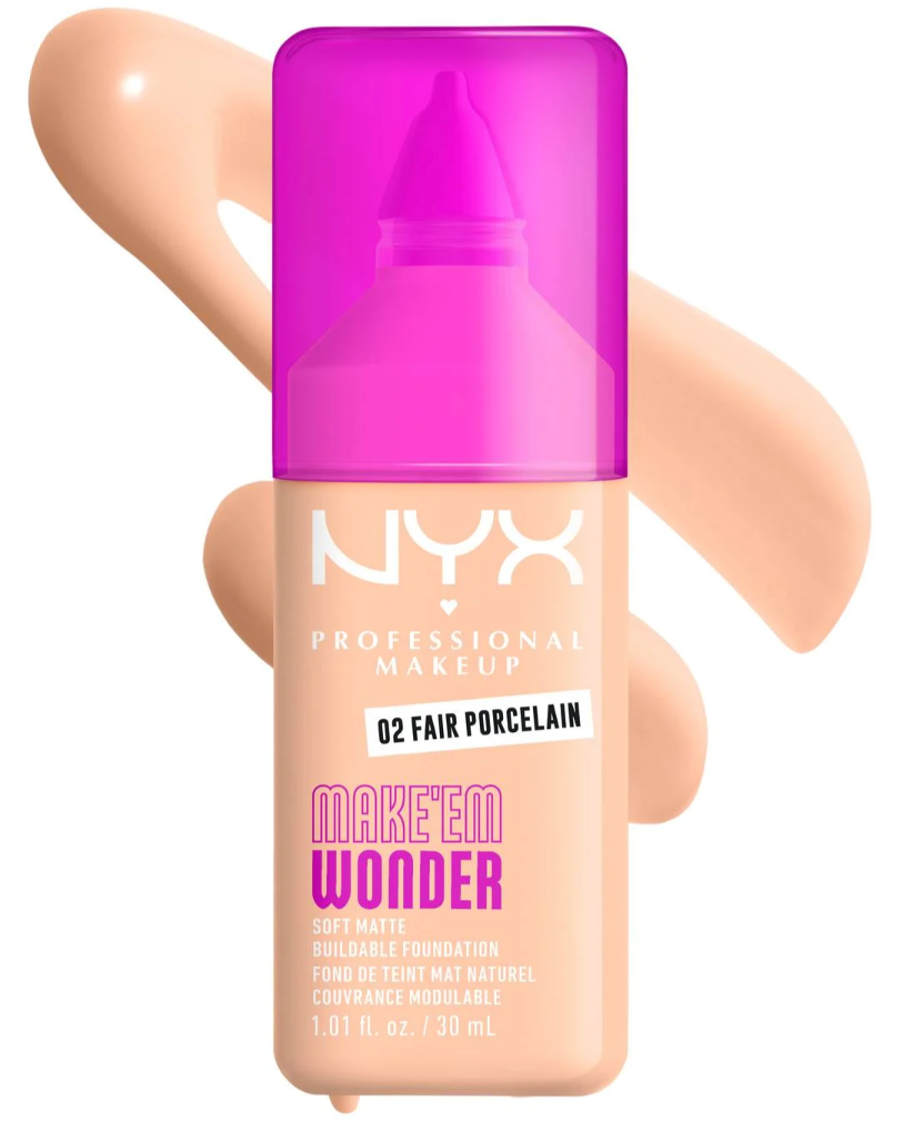 NYX Make ’Em Wonder Soft Matte Foundation - Image 3