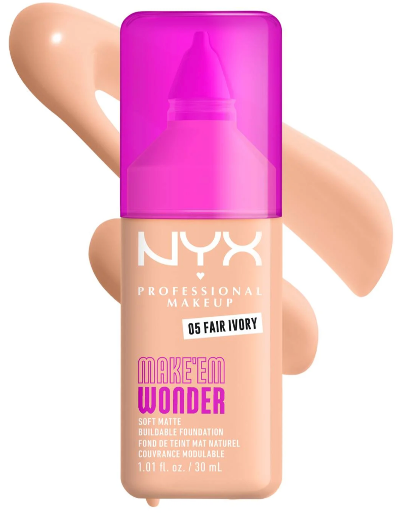 NYX Make ’Em Wonder Soft Matte Foundation - Image 4