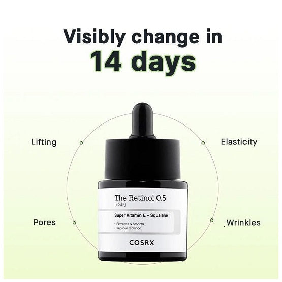 COSRX - The Retinol 0.5 Oil Super Vitamin E + Squalane - Image 2