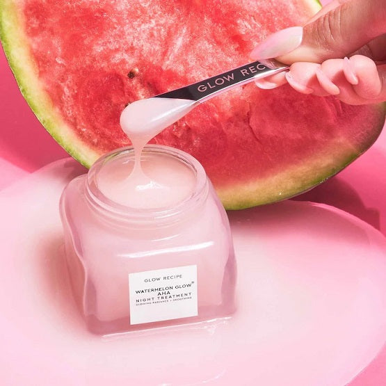 GLOW RECIPE - Watermelon Glow AHA Night Treatment - 25ML - Image 2