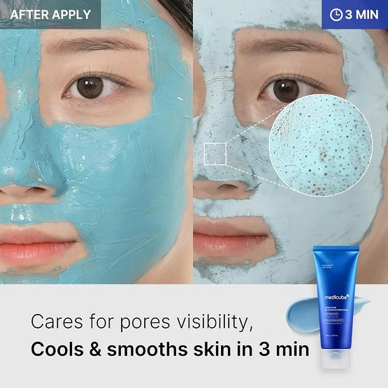 MEDICUBE - Zero Pore Blackhead Mud Mask - 100G - Image 4