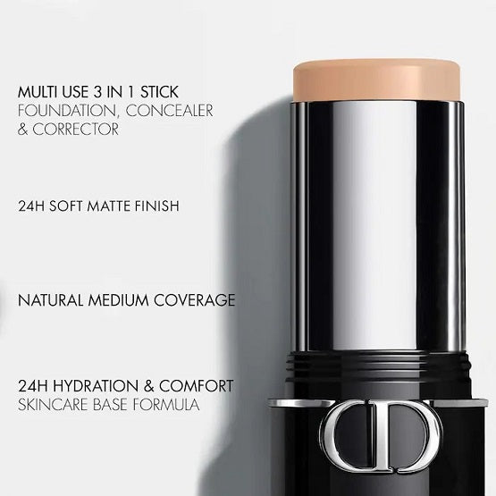 DIOR - Forever Skin Perfect 24H Multi-Use Foundation Stick - 0N - Image 5