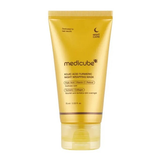 MEDICUBE - Kojic Acid Turmeric Night Wrapping Mask - 75ml - Image 1