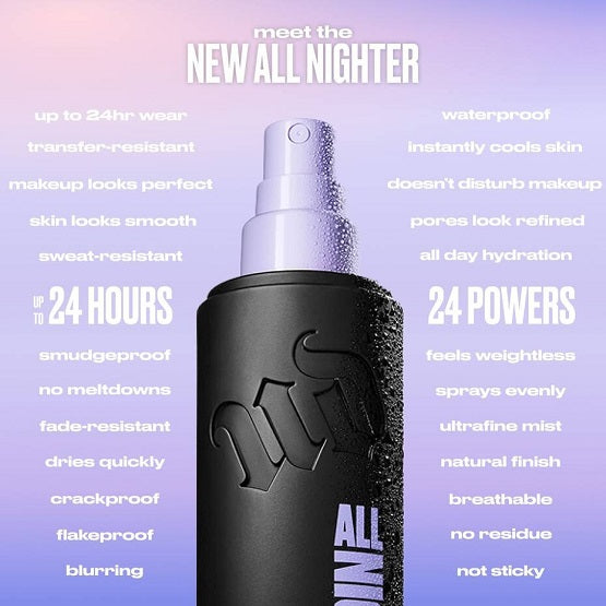 URBAN DECAY - All Nighter Waterproof Makeup Setting Spray - 118ml - Image 5