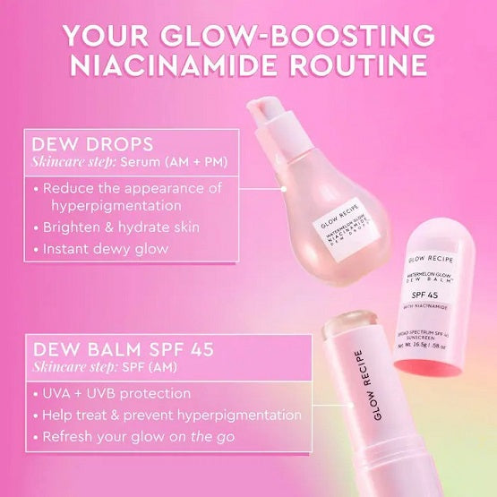 GLOW RECIPE - Watermelon Glow Niacinamide Dew Balm Face Sunscreen Stick- SPF 45 - Image 3