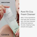 COSRX - Pure Fit Cica Creamy Foam Cleanser - 150ML - Image 4