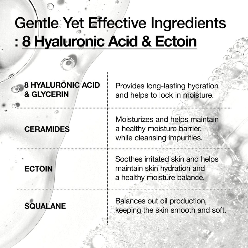8 Hyaluronic Acid Moisturizing Gentle Gel Cleanser - Image 4