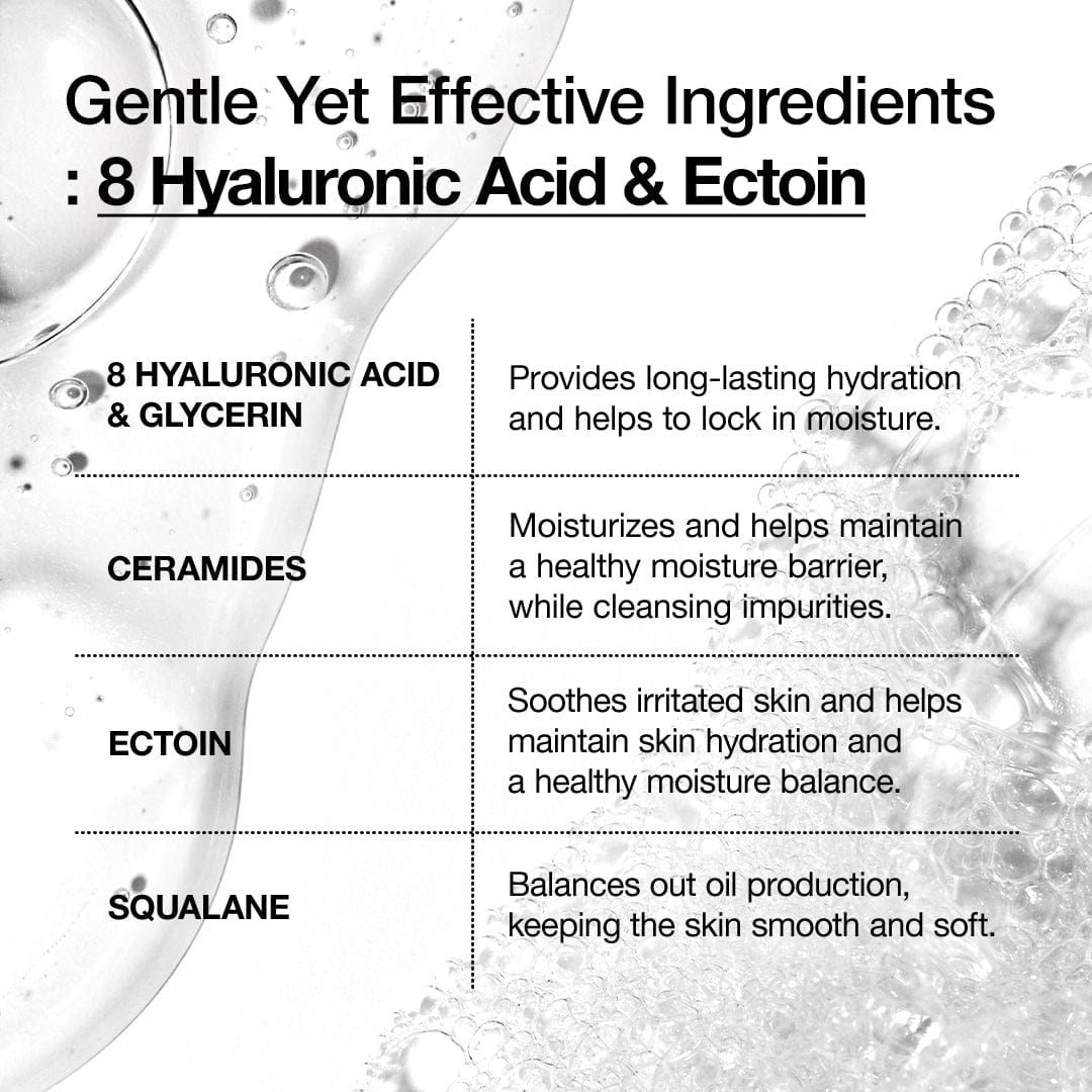 8 Hyaluronic Acid Moisturizing Gentle Gel Cleanser - Image 4