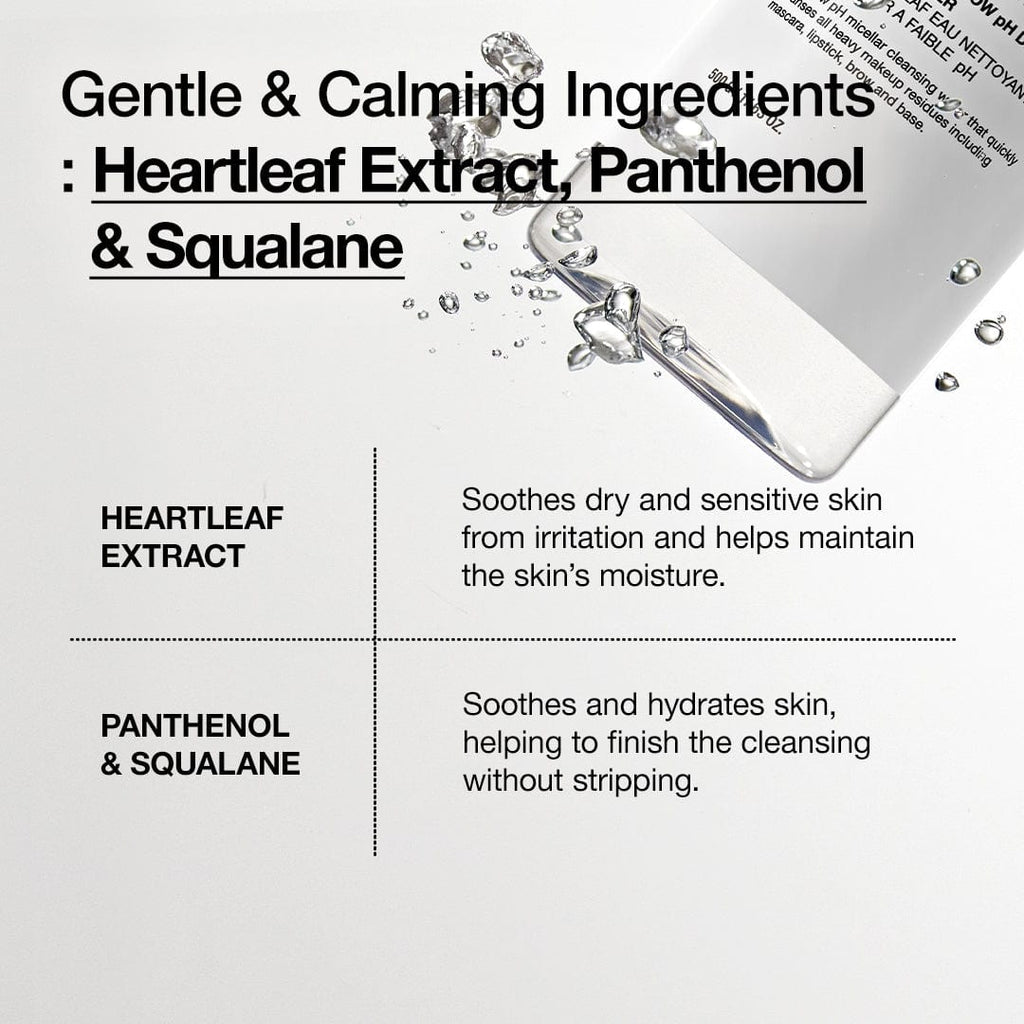 Heartleaf Low pH Deep Cleansing Water - Image 4