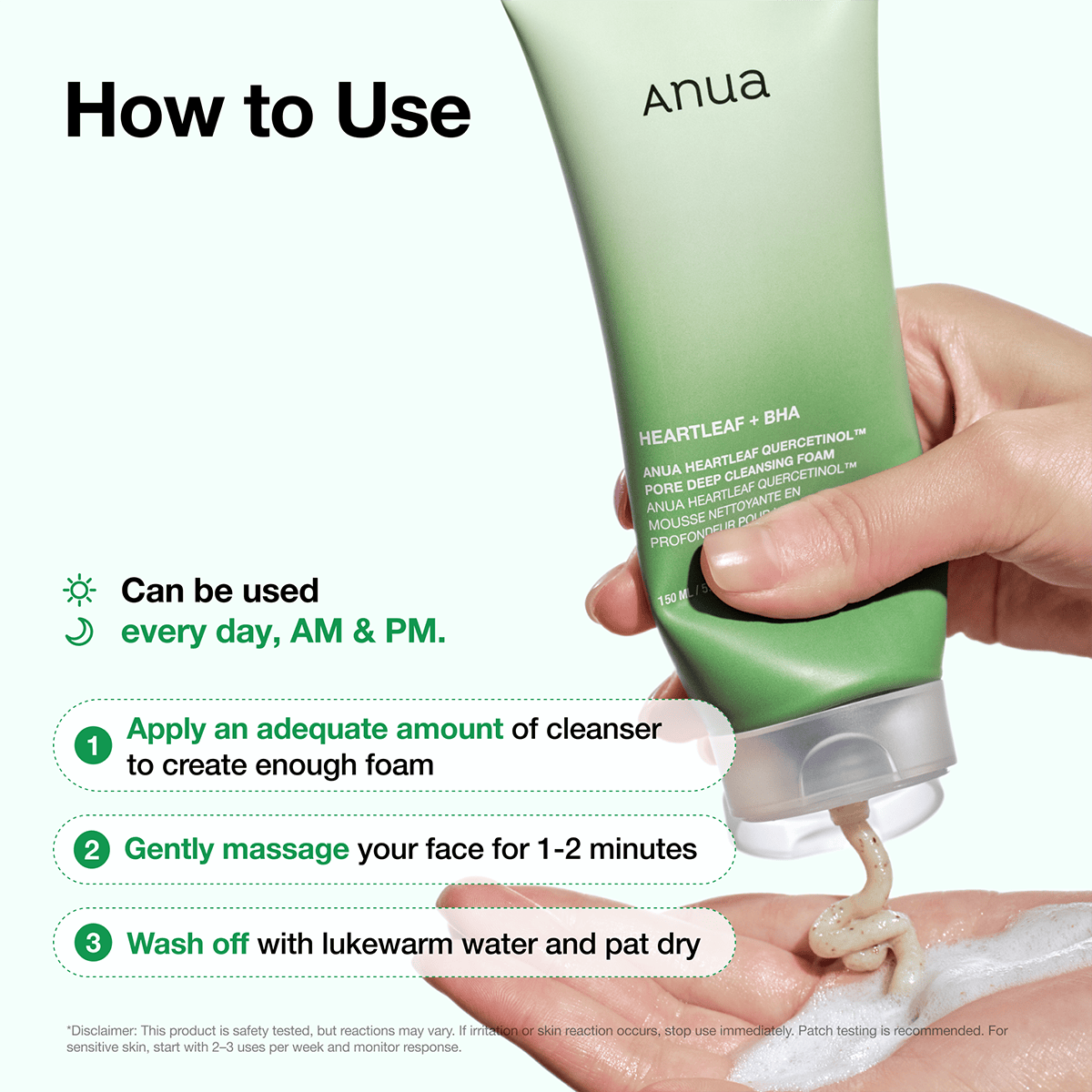 Heartleaf Quercetinol Pore Deep Cleansing Foam - Image 10