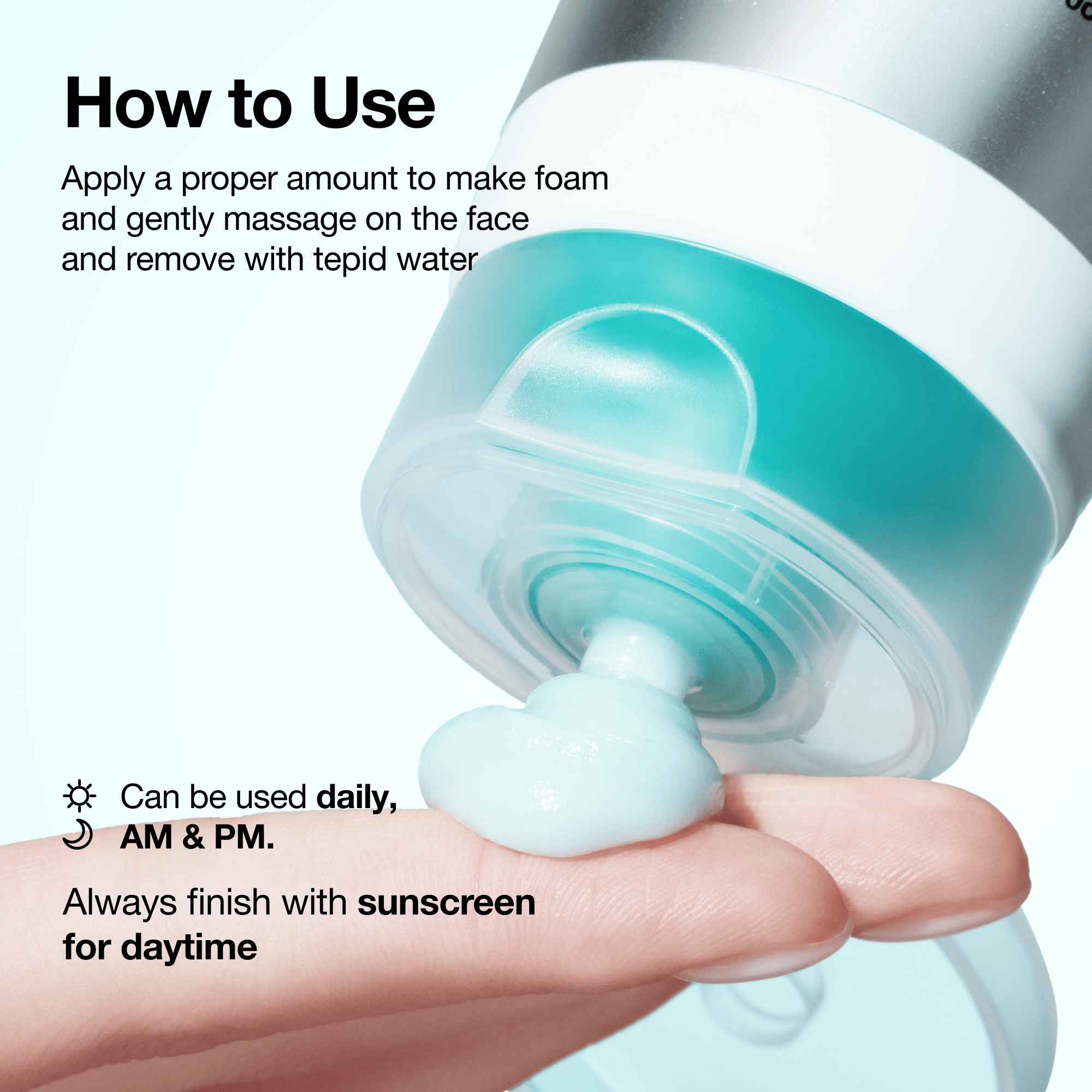 PDRN Hyaluronic Acid Moisturizing Cleansing Foam - Image 7