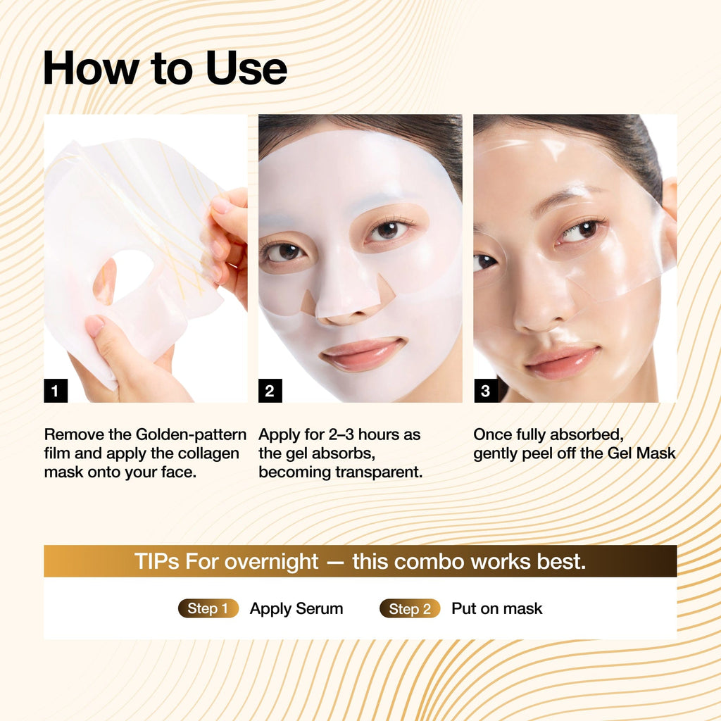 Golden Honmoon Barrier Collagen Mask 4ea - Image 8