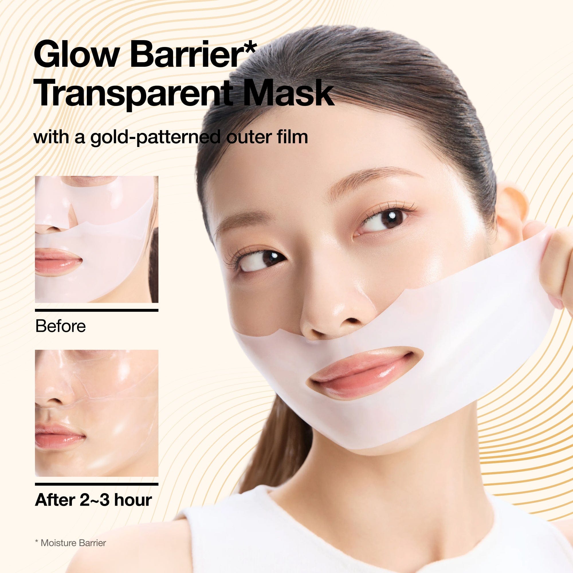 Golden Honmoon Barrier Collagen Mask 4ea - Image 5