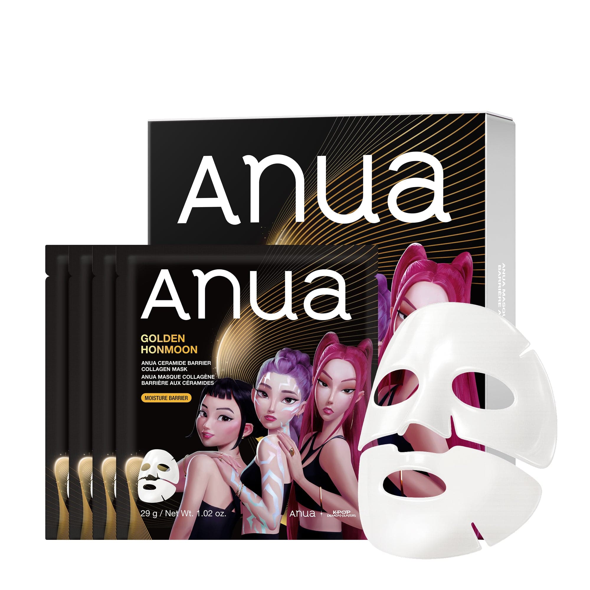 Golden Honmoon Barrier Collagen Mask 4ea - Image 1