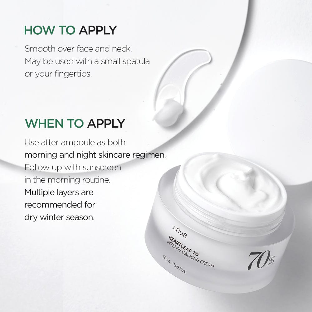 Heartleaf 70% Intense Calming Cream - Image 5