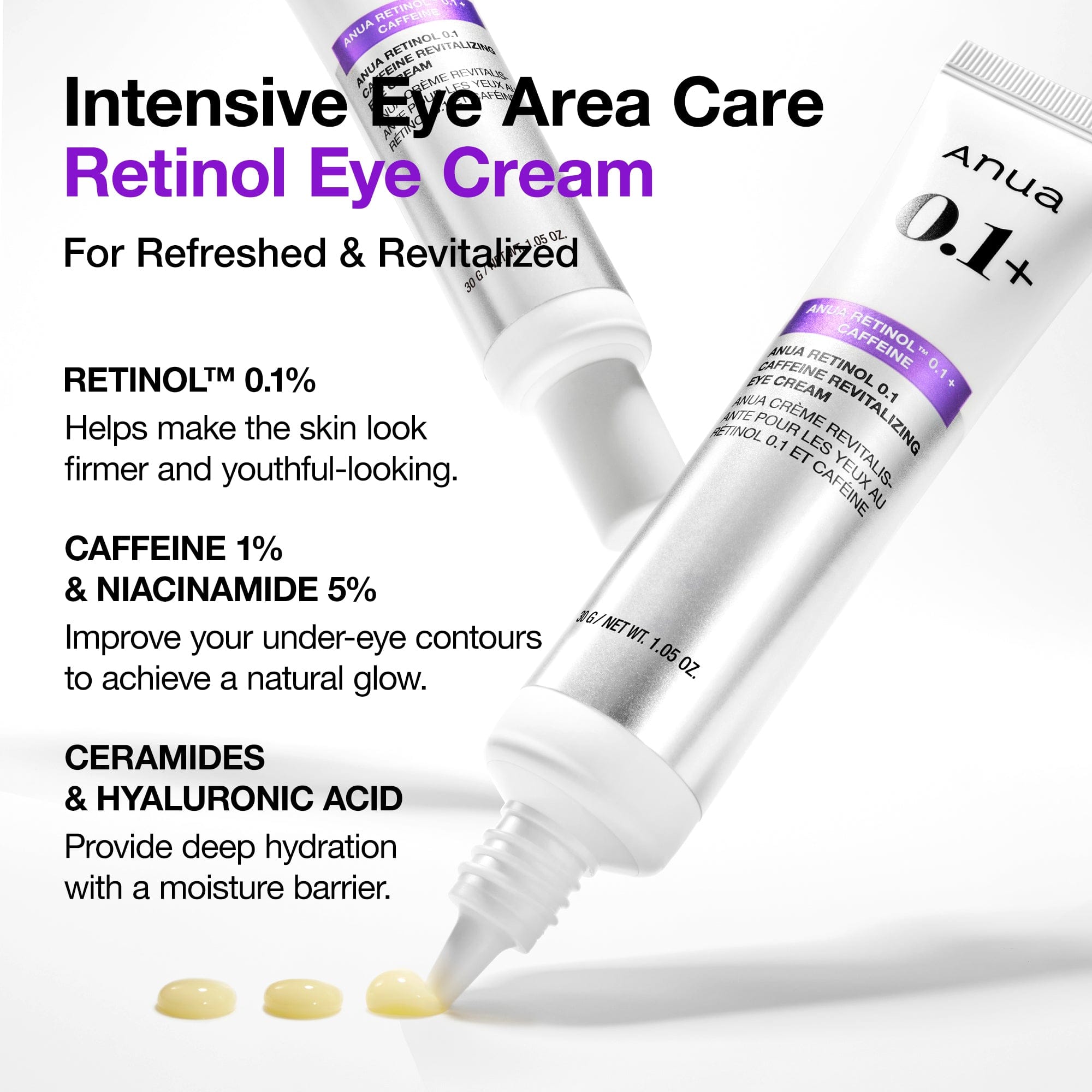 Retinol 0.1 Caffeine Revitalizing Eye Cream - Image 3