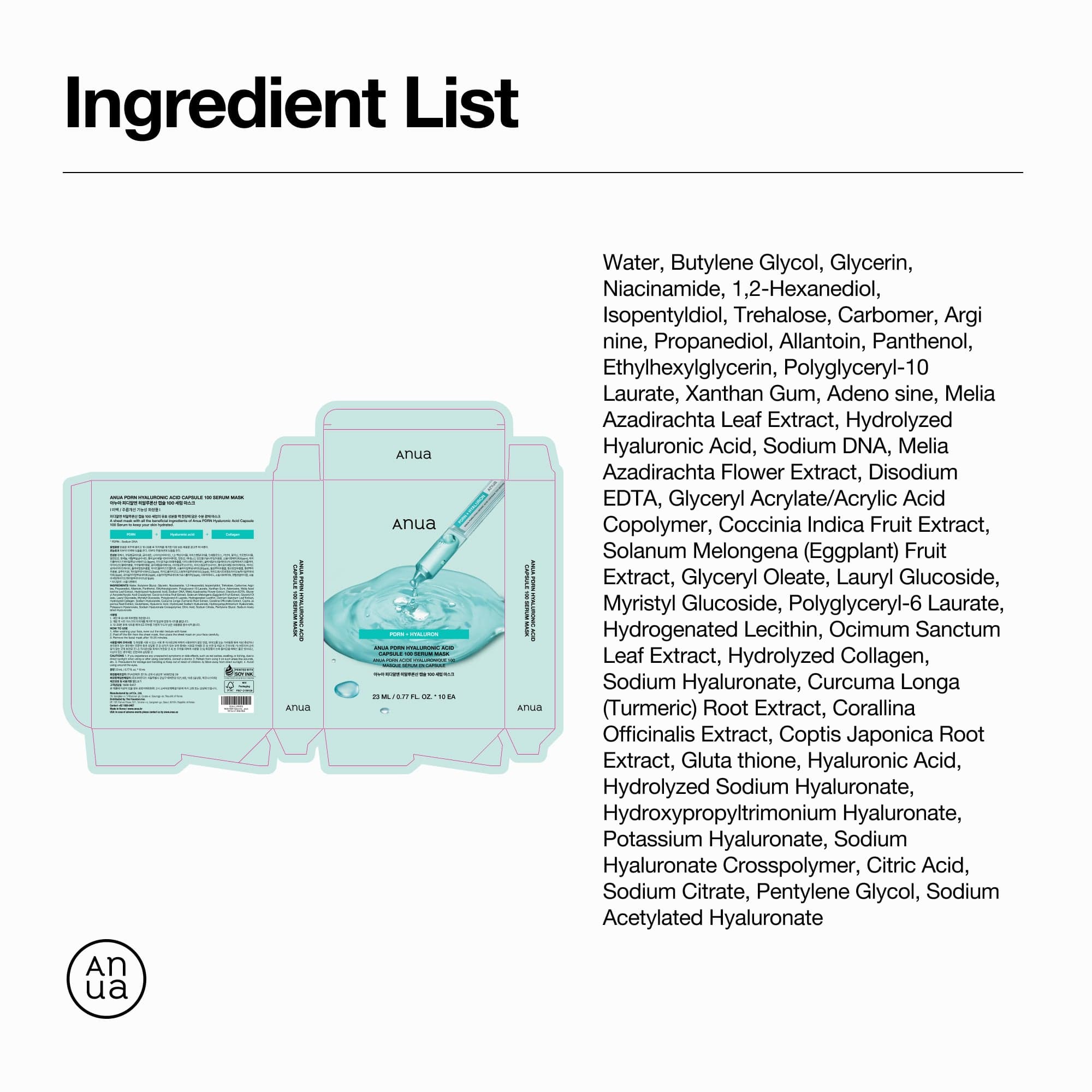 PDRN Hyaluronic Acid Capsule 100 Serum Mask - Image 9