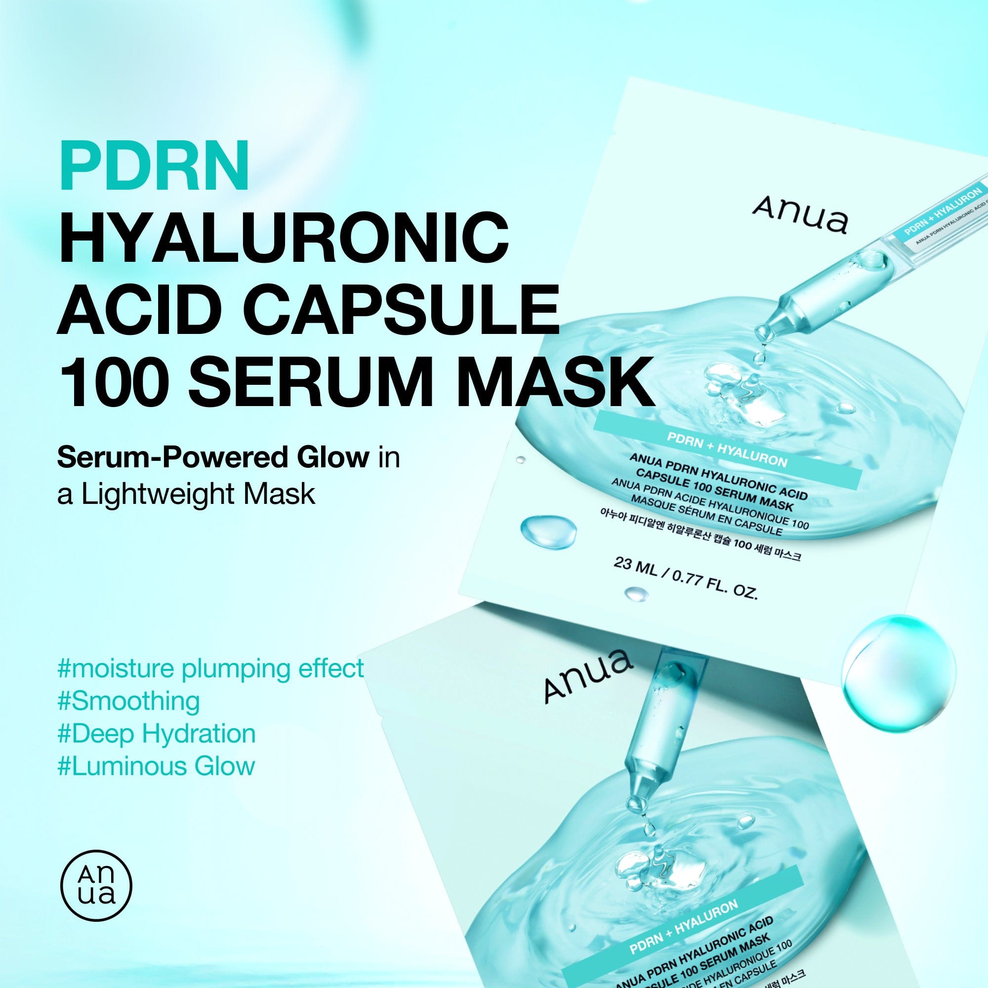 PDRN Hyaluronic Acid Capsule 100 Serum Mask - Image 2