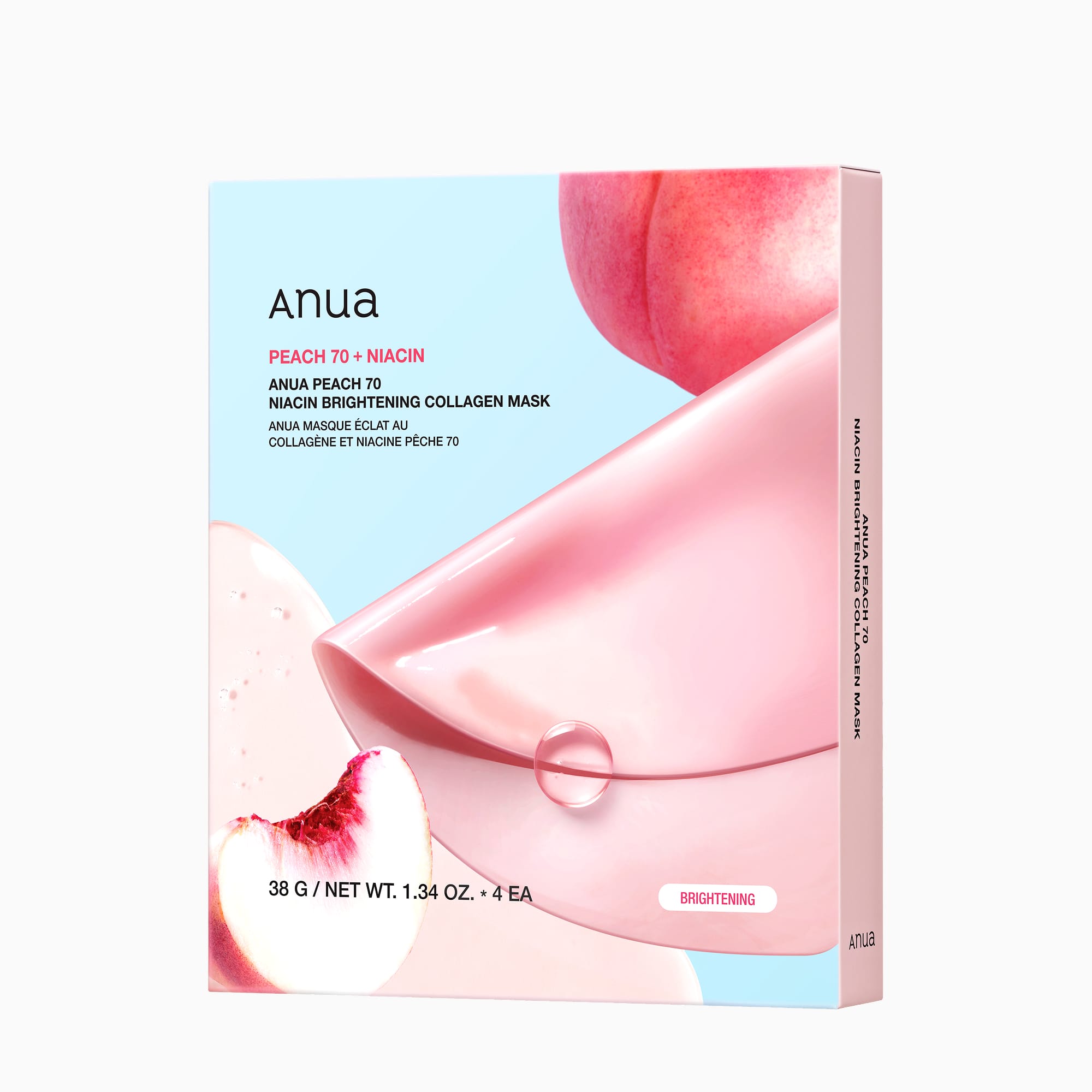 Peach 70 Niacin Brightening Collagen Mask - Image 1