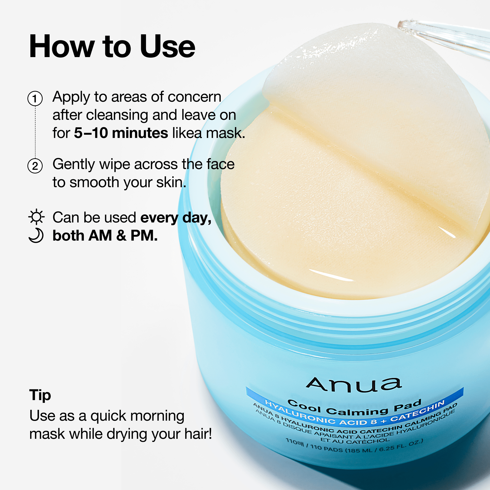 8 Hyaluronic Acid Catechin Calming Pad - Image 7