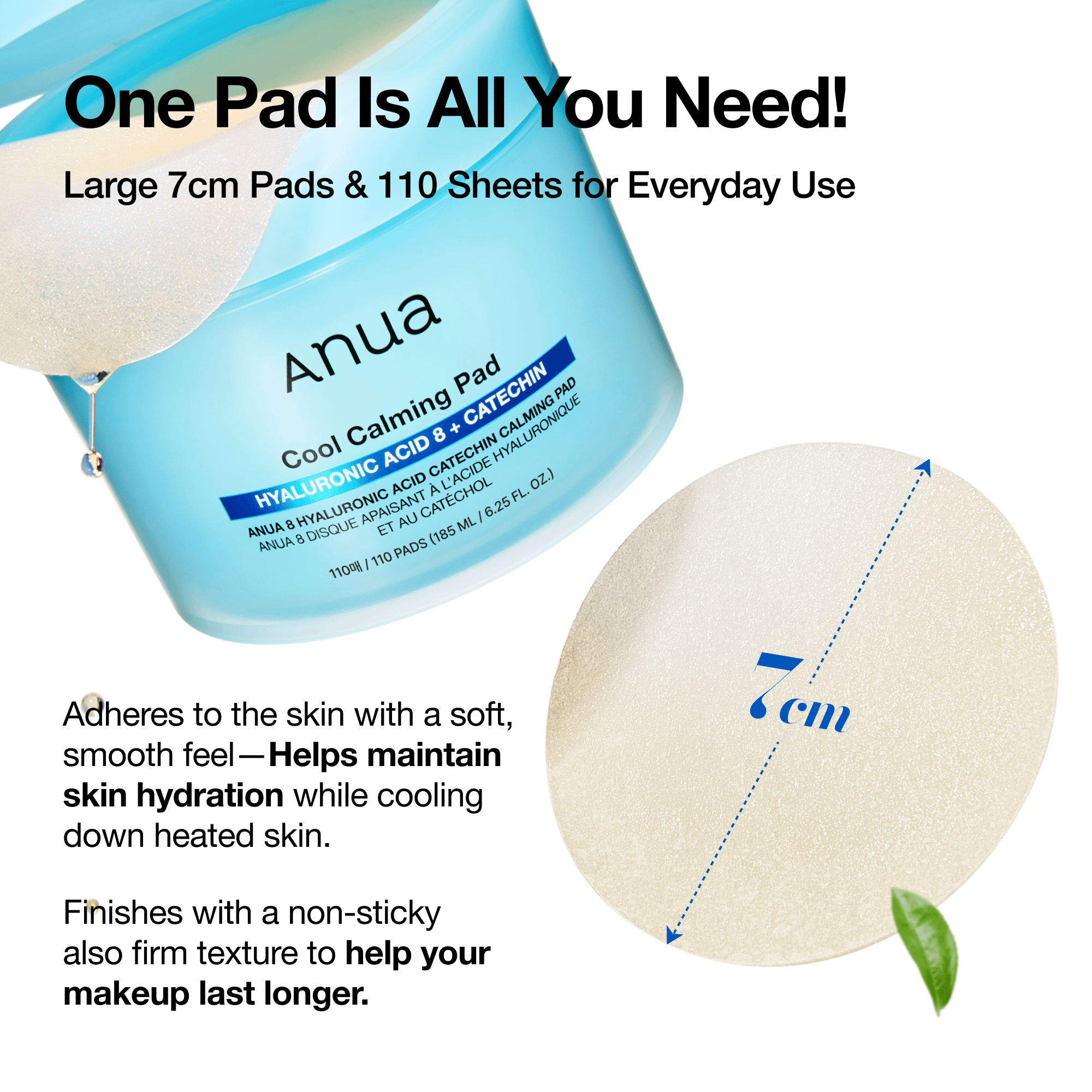8 Hyaluronic Acid Catechin Calming Pad - Image 6