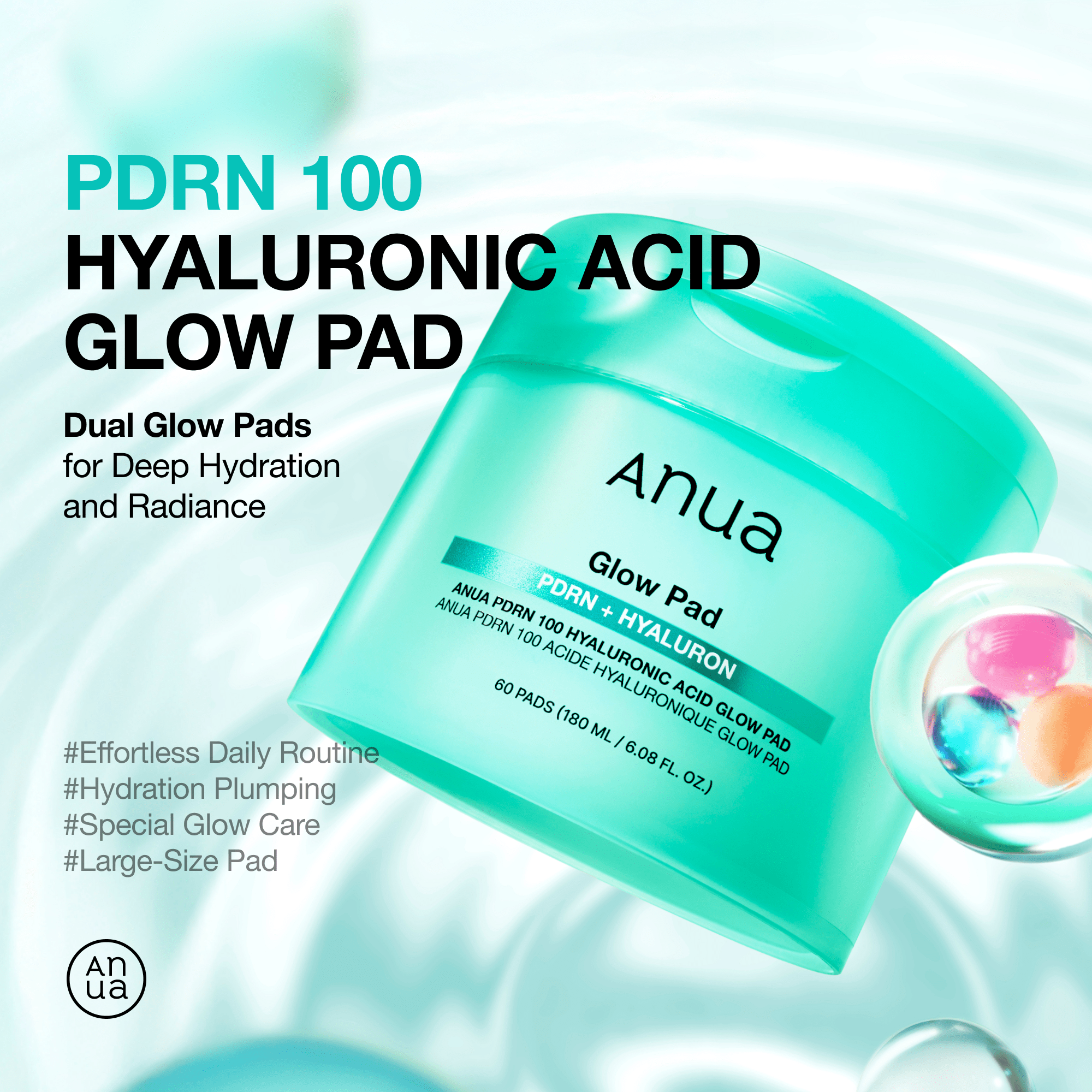 PDRN 100 Hyaluronic Acid Glow Pad - Image 2