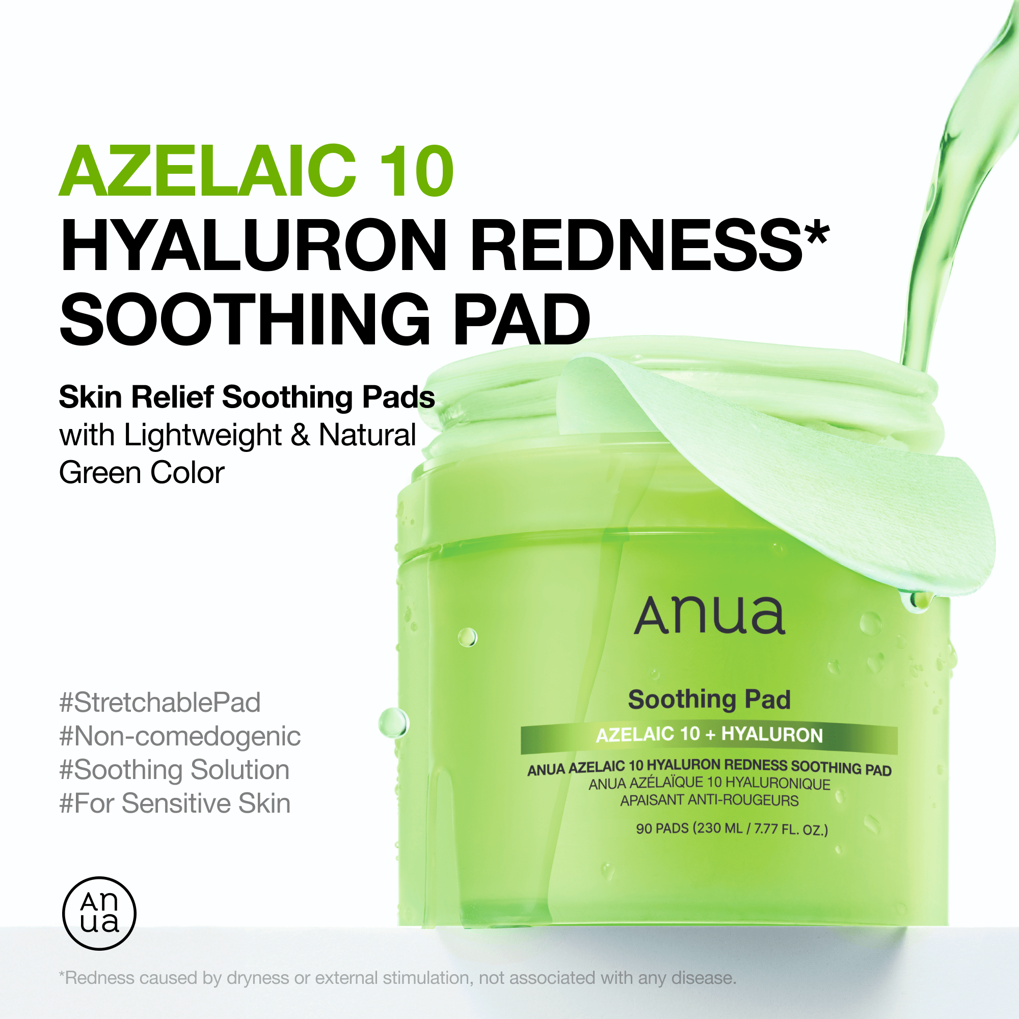 Azelaic 10 Hyaluron Redness Soothing Pad - Image 2