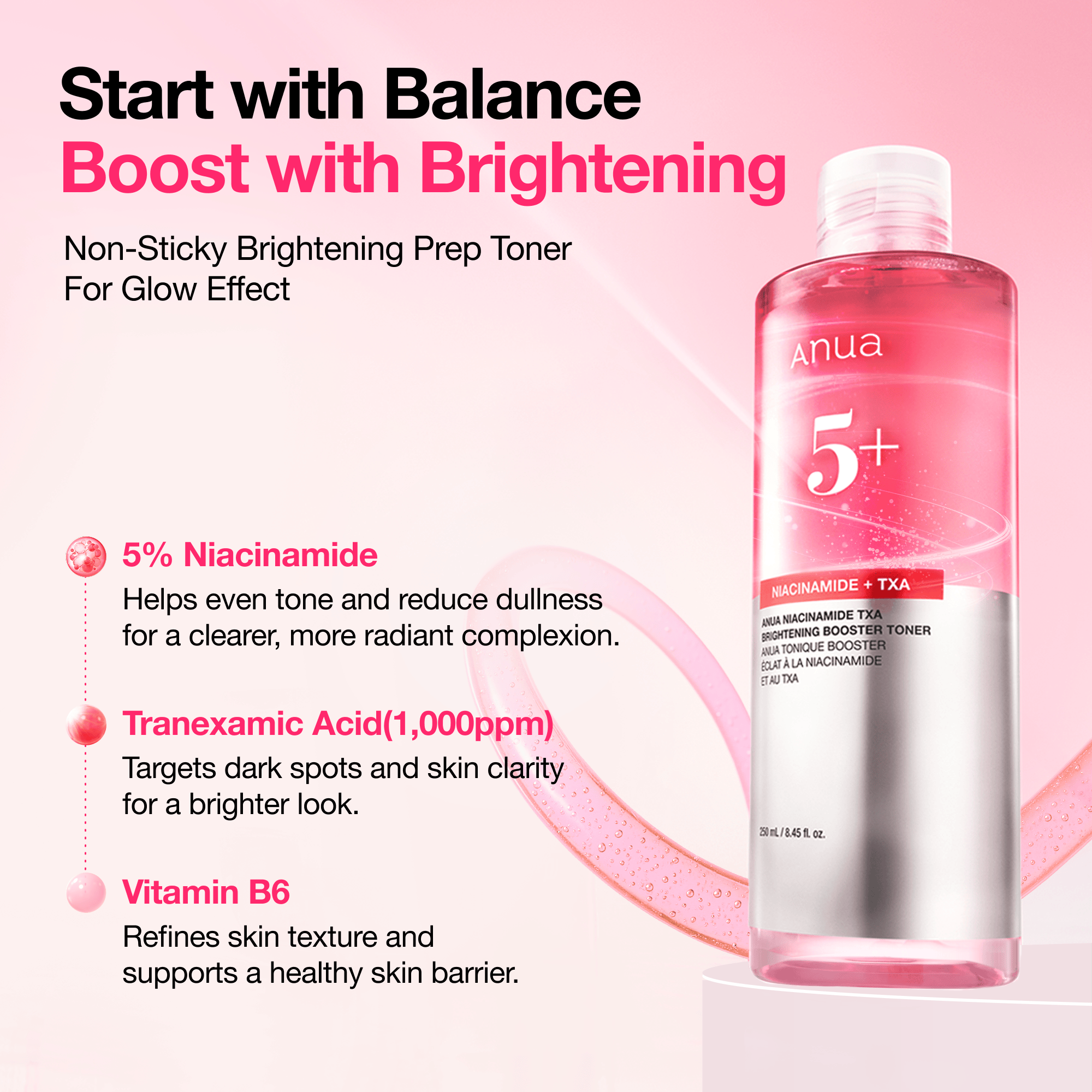 Niacinamide Tranexamic Acid Brightening Booster Toner - Image 5