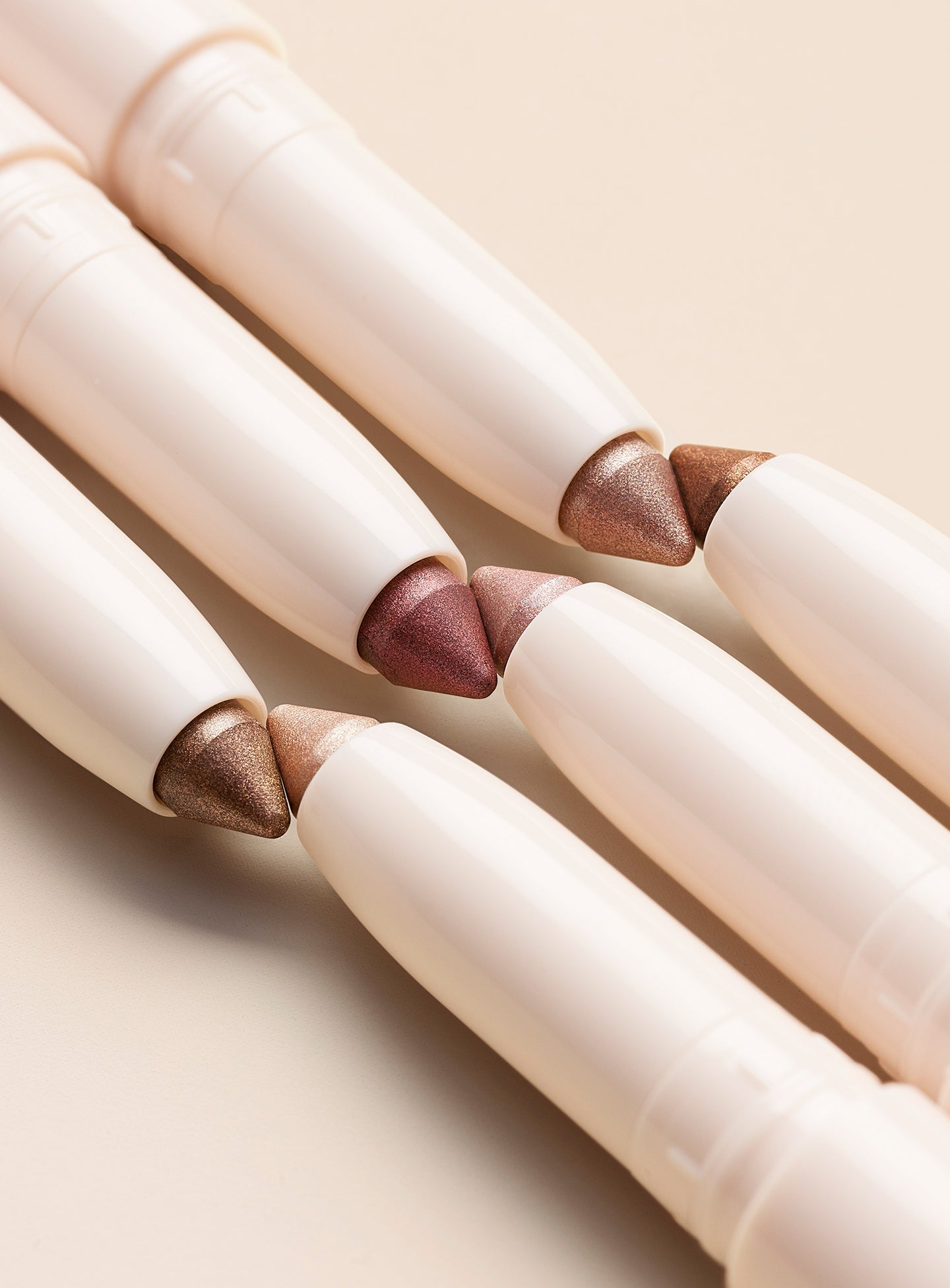 All shades of Rare Beauty's All of the Above Weightless Eyeshadow Sticks.