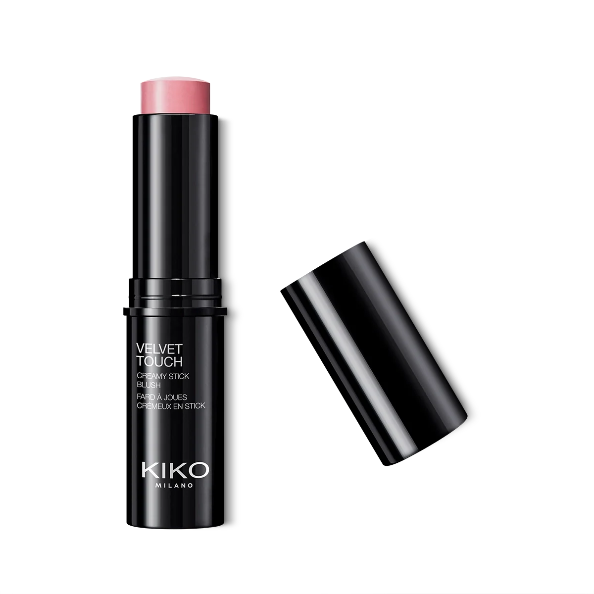 Velvet cream blush stick, blendable, radiant finish. Image 17 of 28.
